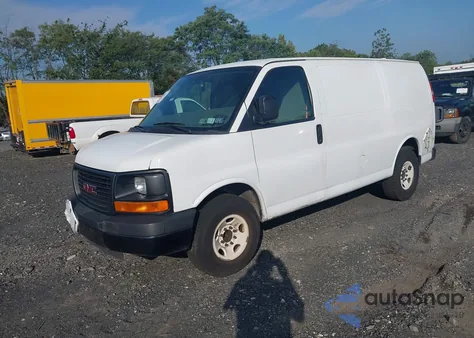 2010 GMC Savana 2500 Work Van z USA, uszkodzony, nr VIN 1GTZGFBA0A1163318